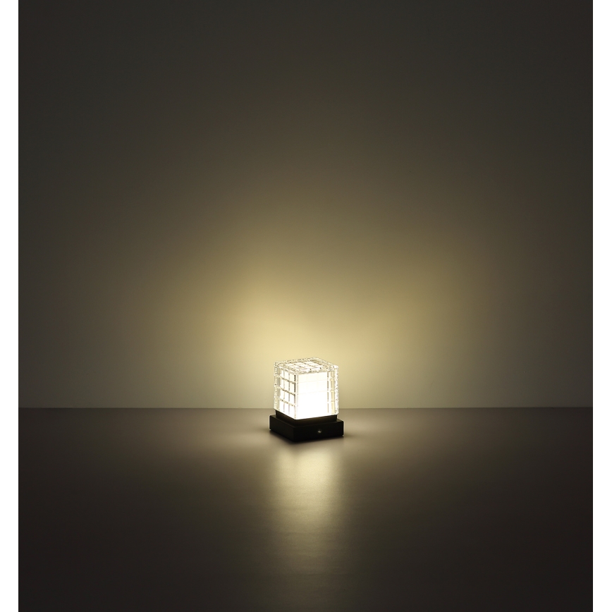 Globo - Lámpara de mesa regulable LED táctil LED/2,5W/3,7V 2700K/4000K/6500K 1800 mAh USB negro