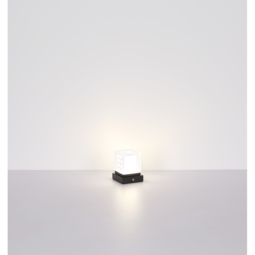 Globo - Lámpara de mesa regulable LED táctil LED/2,5W/3,7V 2700K/4000K/6500K 1800 mAh USB negro