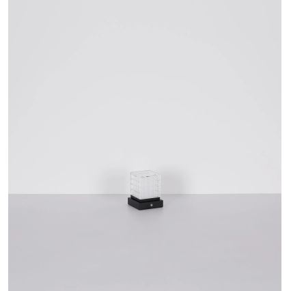 Globo - Lámpara de mesa regulable LED táctil LED/2,5W/3,7V 2700K/4000K/6500K 1800 mAh USB negro
