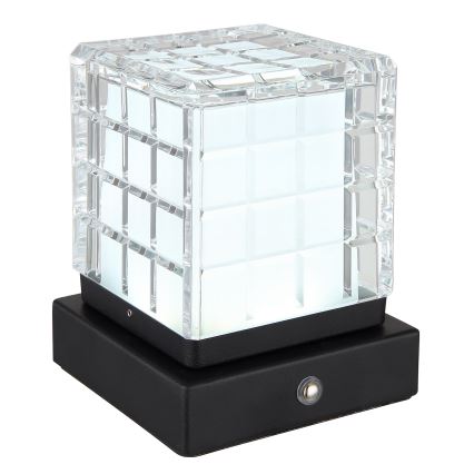 Globo - Lámpara de mesa regulable LED táctil LED/2,5W/3,7V 2700K/4000K/6500K 1800 mAh USB negro