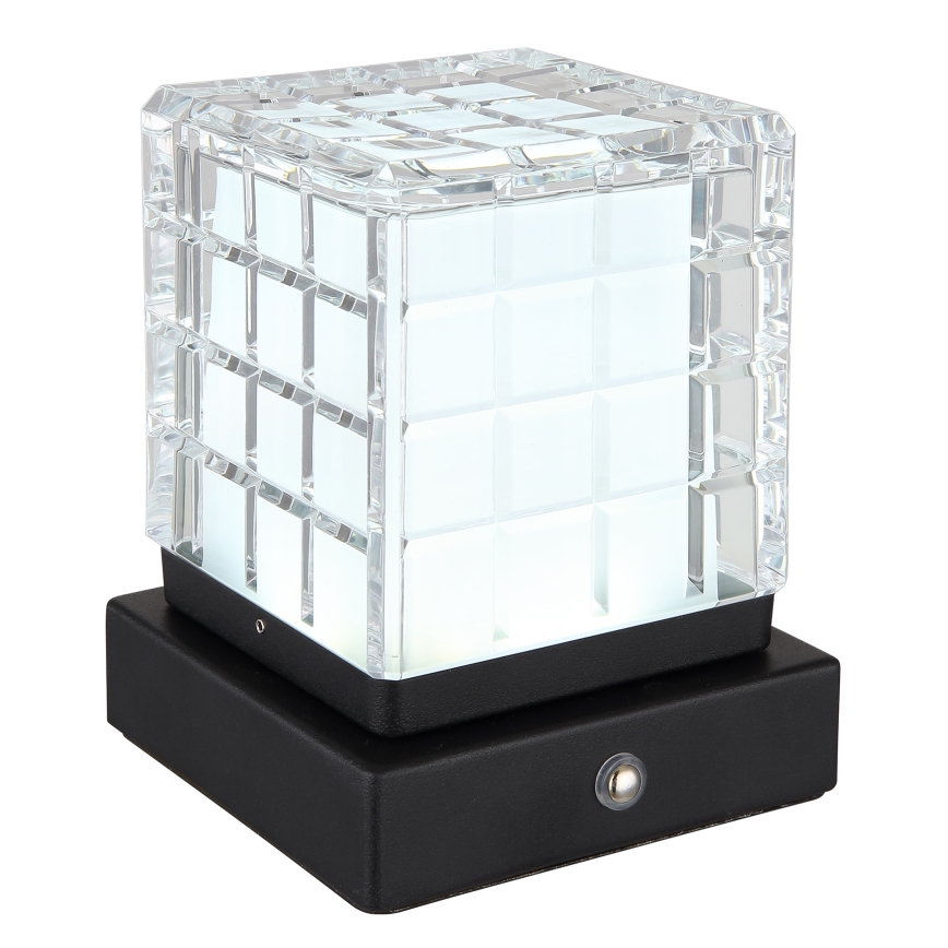 Globo - Lámpara de mesa regulable LED táctil LED/2,5W/3,7V 2700K/4000K/6500K 1800 mAh USB negro