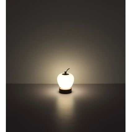 Globo - Lámpara de mesa regulable LED táctil LED/2W/3,7V 2700K/4000K/6500K 1200 mAh USB marrón