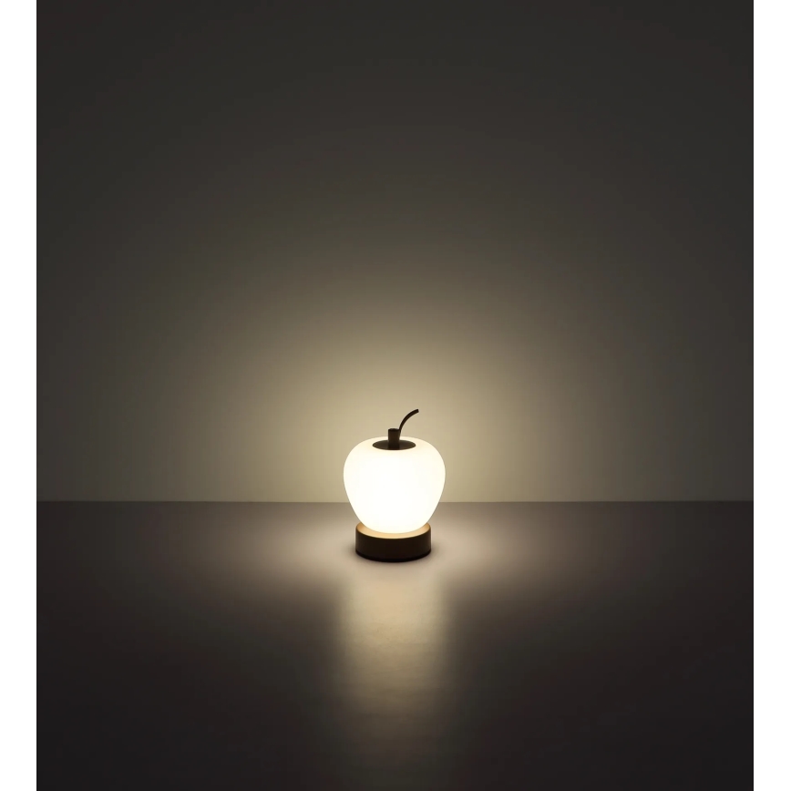 Globo - Lámpara de mesa regulable LED táctil LED/2W/3,7V 2700K/4000K/6500K 1200 mAh USB marrón