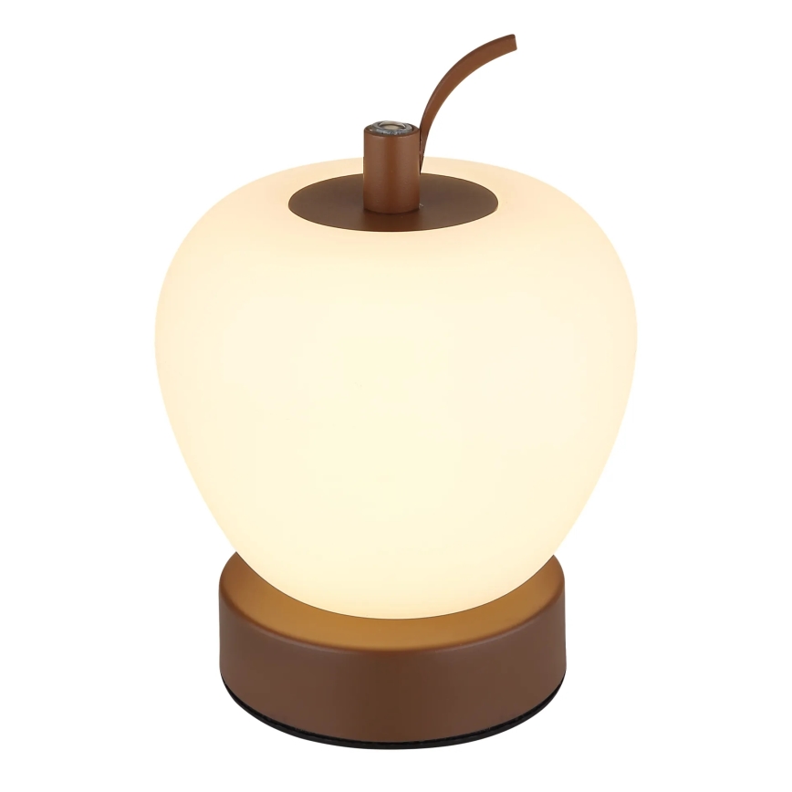 Globo - Lámpara de mesa regulable LED táctil LED/2W/3,7V 2700K/4000K/6500K 1200 mAh USB marrón