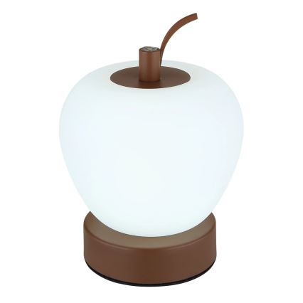 Globo - Lámpara de mesa regulable LED táctil LED/2W/3,7V 2700K/4000K/6500K 1200 mAh USB marrón