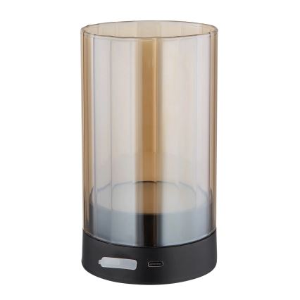 Globo - LED Lámpara de mesa táctil recargable y regulable para exteriores LED/2W/3,7V 2700/4000/6500K 1200mAh IP44 beige