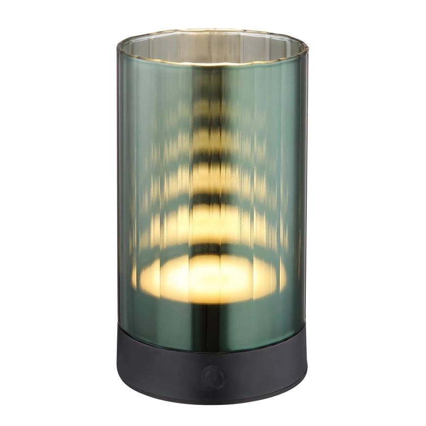 Globo - LED Lámpara de mesa táctil recargable y regulable para exteriores LED/2W/3,7V 2700/4000/6500K 1200mAh IP44 verde