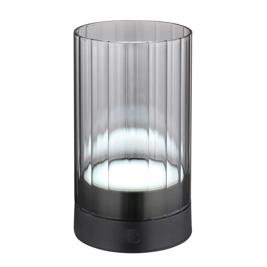 Globo - LED Lámpara de mesa táctil recargable y regulable para exteriores LED/2W/3,7V 2700/4000/6500K 1200mAh IP44 gris