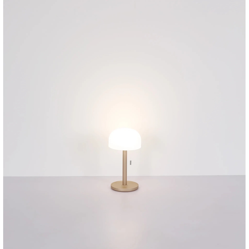 Globo - LED Lámpara de mesa recargable LED/1,5W/3,7V 3000/4200/6000K 1800mAh marrón