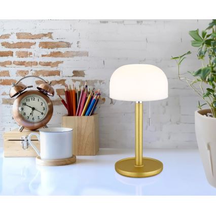 Globo - LED Lámpara de mesa recargable LED/1,5W/3,7V 3000/4200/6000K 1800mAh latón