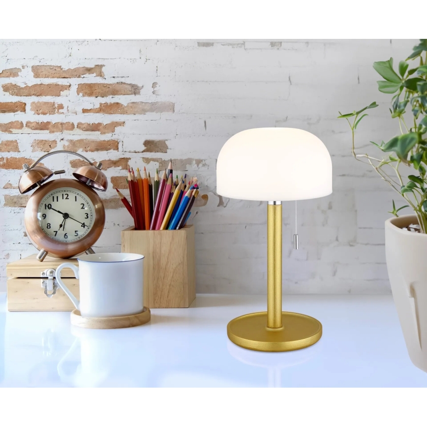 Globo - LED Lámpara de mesa recargable LED/1,5W/3,7V 3000/4200/6000K 1800mAh latón