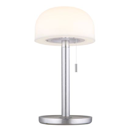 Globo - LED Lámpara de mesa recargable LED/1,5W/3,7V 3000/4200/6000K 1800mAh plata