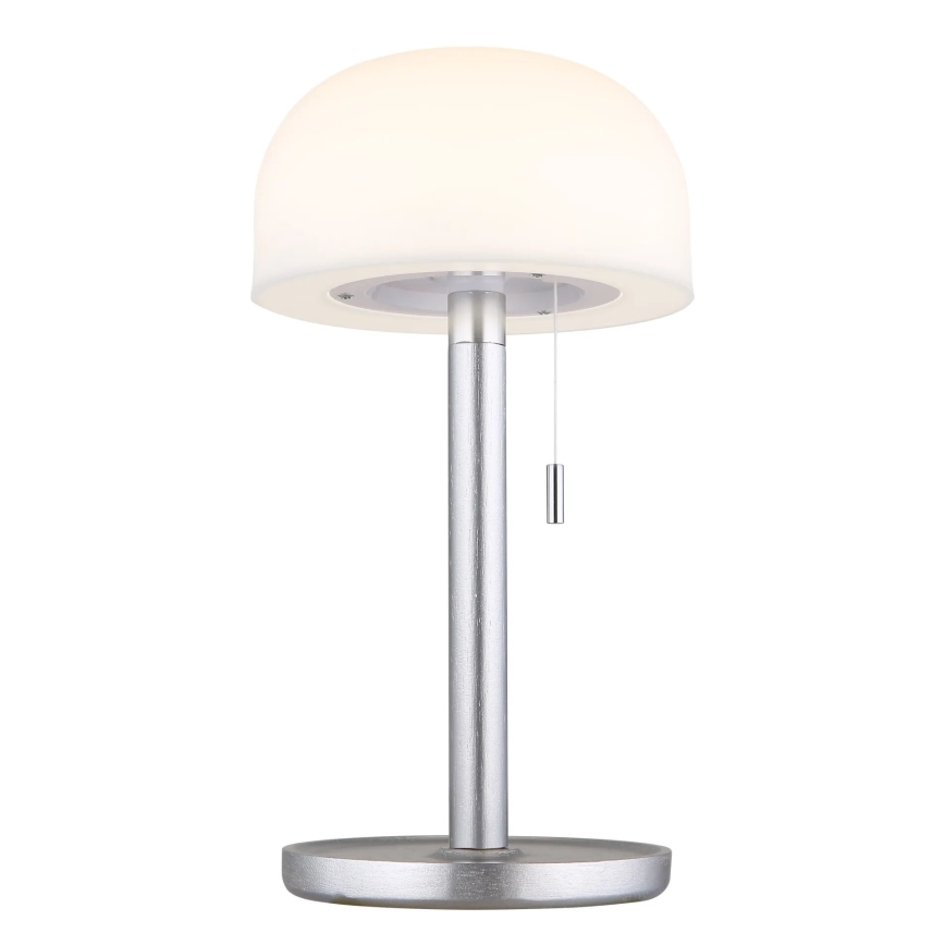Globo - LED Lámpara de mesa recargable LED/1,5W/3,7V 3000/4200/6000K 1800mAh plata