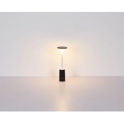 Globo - LED Lámpara de mesa táctil recargable y regulable LED/1,2W/3,7V 3000K 1500mAh negro