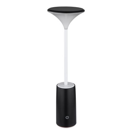 Globo - LED Lámpara de mesa táctil recargable y regulable LED/1,2W/3,7V 3000K 1500mAh negro
