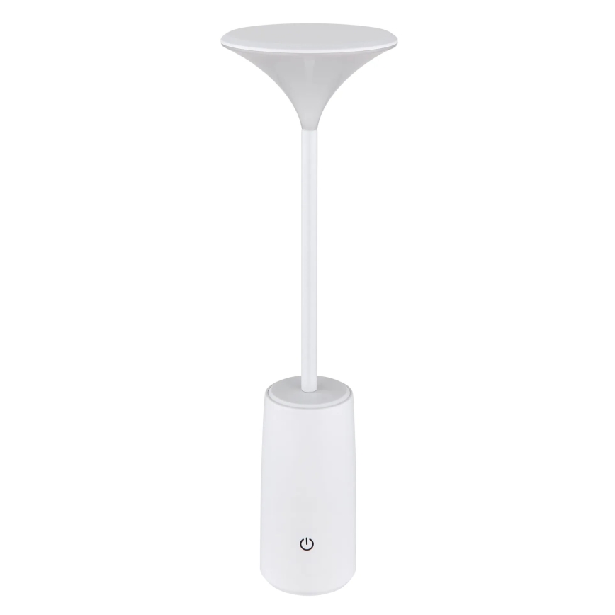 Globo - LED Lámpara de mesa táctil recargable y regulable LED/1,2W/3,7V 3000K 1500mAh blanco