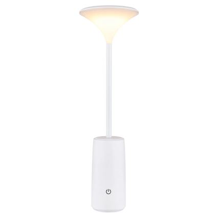 Globo - LED Lámpara de mesa táctil recargable y regulable LED/1,2W/3,7V 3000K 1500mAh blanco