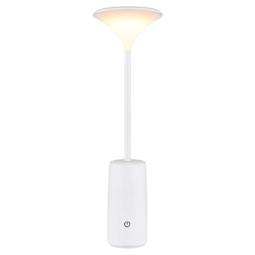 Globo - LED Lámpara de mesa táctil recargable y regulable LED/1,2W/3,7V 3000K 1500mAh blanco