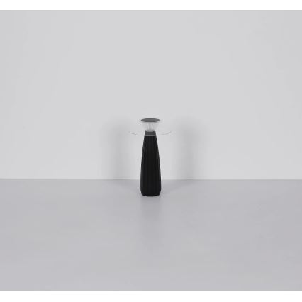 Globo - LED Lámpara de mesa táctil recargable y regulable LED/1W/3,7V 3000K 1200mAh negro