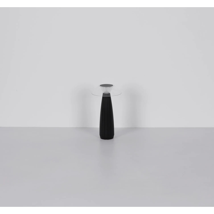 Globo - LED Lámpara de mesa táctil recargable y regulable LED/1W/3,7V 3000K 1200mAh negro