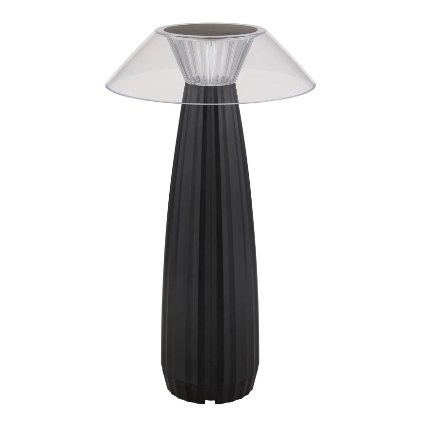 Globo - LED Lámpara de mesa táctil recargable y regulable LED/1W/3,7V 3000K 1200mAh negro
