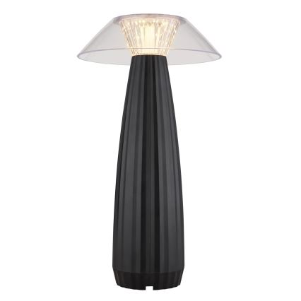 Globo - LED Lámpara de mesa táctil recargable y regulable LED/1W/3,7V 3000K 1200mAh negro