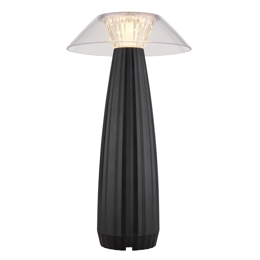 Globo - LED Lámpara de mesa táctil recargable y regulable LED/1W/3,7V 3000K 1200mAh negro
