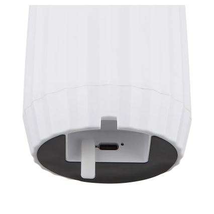 Globo - LED Lámpara de mesa táctil recargable y regulable LED/1W/3,7V 3000K 1200mAh blanco