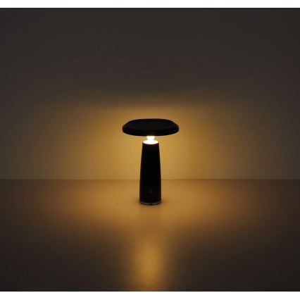Globo 21022 - Lámpara de mesa LED recargable y regulable BOWIE LED/1,2W/3,7V 1500mAh 3000K