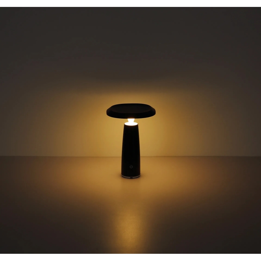 Globo 21022 - Lámpara de mesa LED recargable y regulable BOWIE LED/1,2W/3,7V 1500mAh 3000K