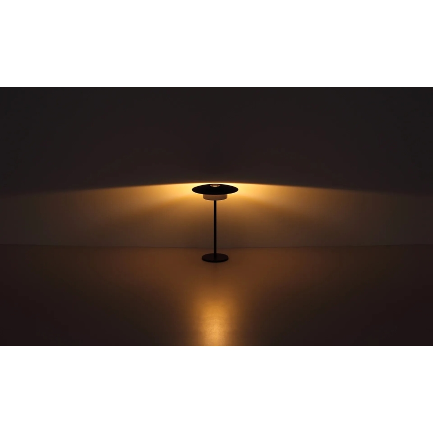 Globo - LED Lámpara de mesa táctil recargable para exteriores LED/3W/3,7V 1800/2700/3000K IP44 1800 mAh negro
