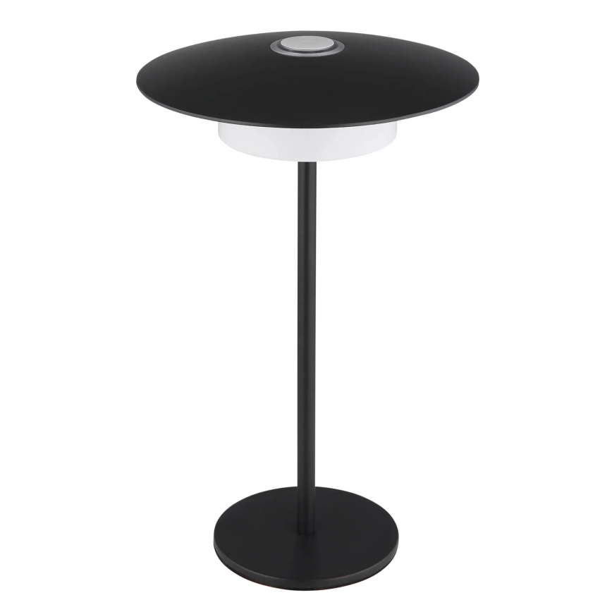 Globo - LED Lámpara de mesa táctil recargable para exteriores LED/3W/3,7V 1800/2700/3000K IP44 1800 mAh negro