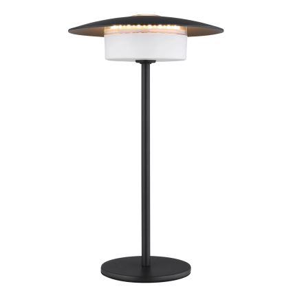 Globo - LED Lámpara de mesa táctil recargable para exteriores LED/3W/3,7V 1800/2700/3000K IP44 1800 mAh negro