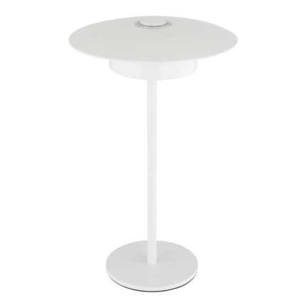 Globo - LED Lámpara de mesa táctil recargable para exterior LED/3W/3,7V 1800/2700/3000K IP44 1800 mAh blanco