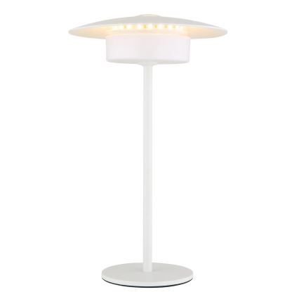 Globo - LED Lámpara de mesa táctil recargable para exterior LED/3W/3,7V 1800/2700/3000K IP44 1800 mAh blanco