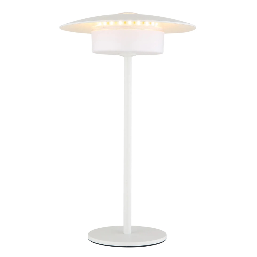 Globo - LED Lámpara de mesa táctil recargable para exterior LED/3W/3,7V 1800/2700/3000K IP44 1800 mAh blanco