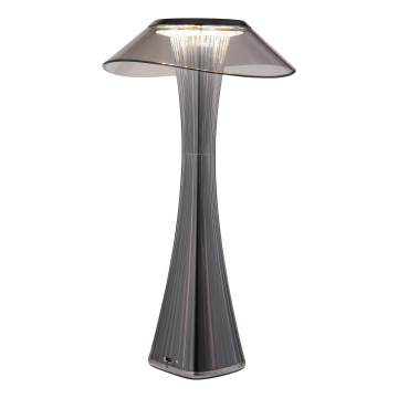 Globo 21025S - Lámpara de mesa LED recargable y regulable AMBRA LED/2,5W/3,7V 2700K/4500K/6500K negro