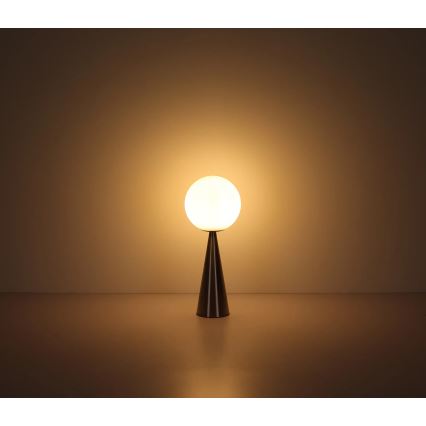 Globo - Lámpara de mesa 1xE27/40W/230V cromo mate