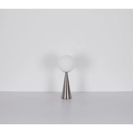 Globo - Lámpara de mesa 1xE27/40W/230V cromo mate