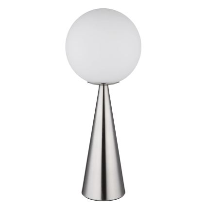 Globo - Lámpara de mesa 1xE27/40W/230V cromo mate