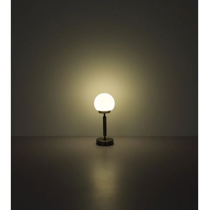 Globo - LED Lámpara de mesa táctil recargable y regulable LED/2,5W/5V 1800mAh 2700/4000/6500K antracita