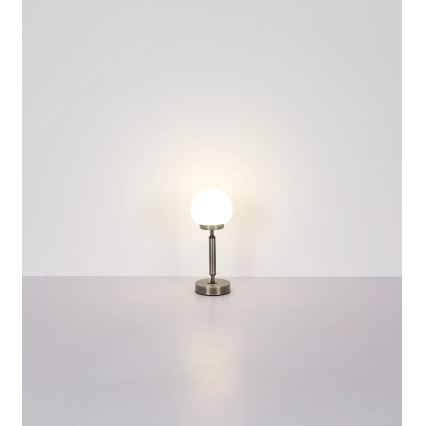 Globo - LED Lámpara de mesa táctil recargable y regulable LED/2,5W/5V 1800mAh 2700/4000/6500K antracita