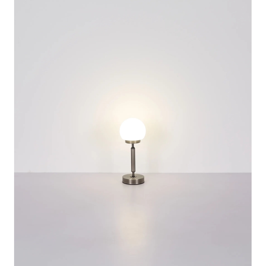 Globo - LED Lámpara de mesa táctil recargable y regulable LED/2,5W/5V 1800mAh 2700/4000/6500K antracita