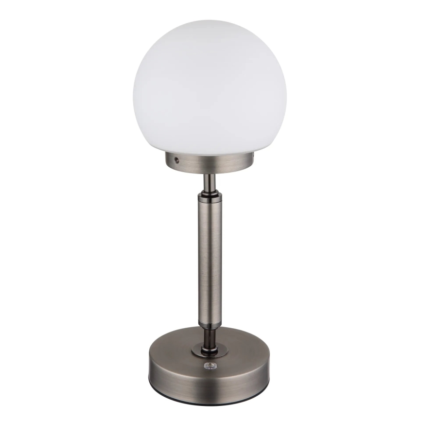 Globo - LED Lámpara de mesa táctil recargable y regulable LED/2,5W/5V 1800mAh 2700/4000/6500K antracita