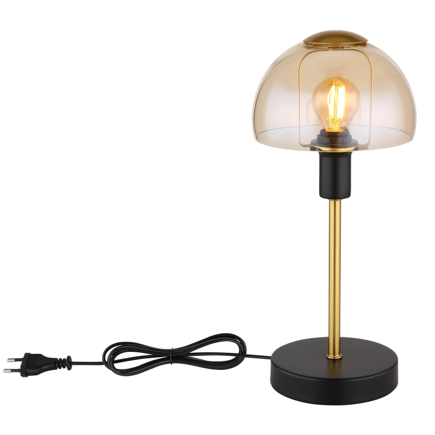 Globo - Mesa táctil lámpara 1xE14/25W/230V negro/dorado