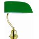 GLOBO 2491 - Lámpara de mesa ANTIQUE 1xE27/60W verde - dorado