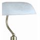 GLOBO 2492 - Lámpara de mesa ANTIQUE 1xE27/60W blanco-pátina