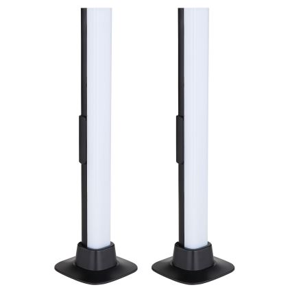 Globo RGB- SET 2x LED RGB Lámpara de mesa regulable 2en1 LED/2W/5V USB Wi-Fi Tuya