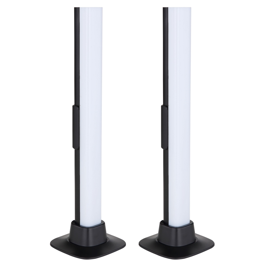 Globo RGB- SET 2x LED RGB Lámpara de mesa regulable 2en1 LED/2W/5V USB Wi-Fi Tuya