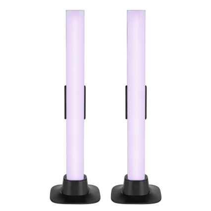 Globo RGB- SET 2x LED RGB Lámpara de mesa regulable 2en1 LED/2W/5V USB Wi-Fi Tuya
